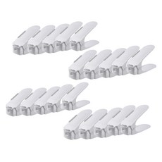 Hon&Ever寬鞋子收納架, 白色, 20個