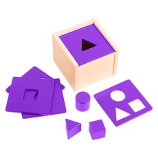 에듀코 0~3 Years Timeline 토틀러 몬테소리 세트, 도형 상자, 1세트