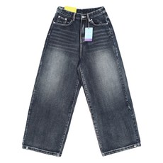 토마토팩토리 여성용 뮤린 빈티지 워싱 벌룬 와이드 데님 팬츠 기본