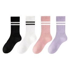 Tteruwa 皮拉提斯 瑜珈 健身 防滑襪 4雙組