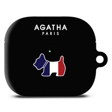 AGATHA 璦嘉莎 基本硬殼AirPods 3代保護殼, 單一商品, 1個, 黑色