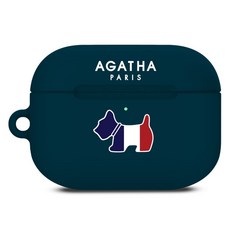 AGATHA 璦嘉莎 基本硬殼AirPods Pro 2保護殼, 單一商品, 1個, 普魯士藍