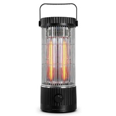 韓國 Magic Chef 復古電暖器 800W, 黑色, MHT-H800B