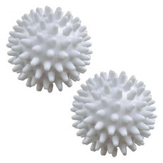 Kingsroad 滾筒洗衣球 6cm, 白色, 2個