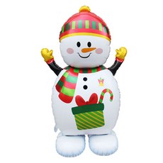 Mii Mii Party 聖誕節特大號氣球 153cm, 1個, 大型雪人