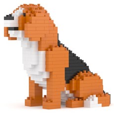 JEKCA 迷你米格魯犬積木 大型 M CM19DM01, 1個, 混色