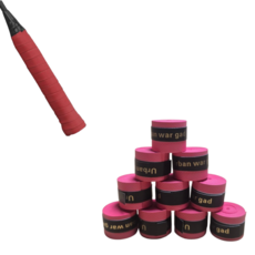 올어바웃하나 스포츠 라켓 그립 손잡이 테이프, 핑크, 10개