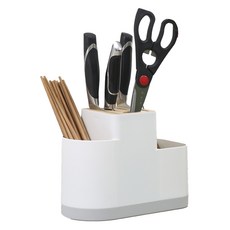 Motherbutti 多用途立式廚具餐具筒 AE20566, 白色, 1個