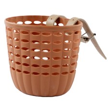 小型經典自行車籃, 棕色, 1個