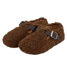 Baby Jam 兒童搭扣毛球樂福鞋