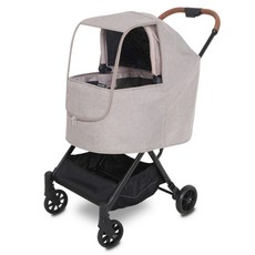 ManitoPet 狗狗推車通用防風罩, 米色, 1個