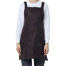 UNISTORE H型素色圍裙 A-52, 棕色(A-528), 1個