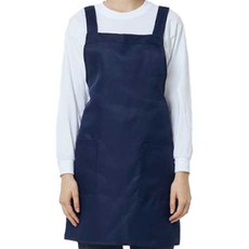 유니스토어 H형 단색 앞치마 A-52, 네이비(A-529), 1개