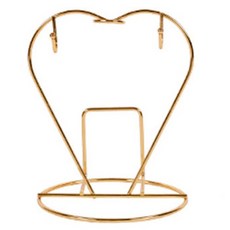 Second Best 杯架 盤架 多用途收納整理用品 雙格 12 x 15.2 cm, 金色, 1個