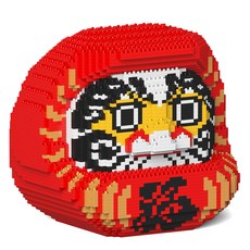 大達摩日本主題積木 M, 紅色, 1個