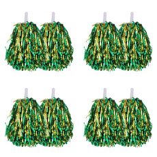 코히모 투톤 치어리딩 응원수술 잡이형 4W405, 골드 + 그린, 8개