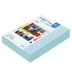 종이문화 프린트 프로 칼라복사지 No 16 스카이블루 120g, A5, 320개