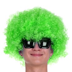 Party09 Jumbo假髮, 綠色, 1個