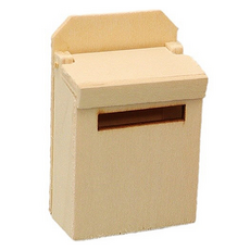 Laventia 迷你信箱, 1個, 米色