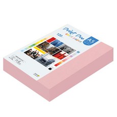paperculture Print Pro 彩色影印紙 120g No 24 粉紅色 320張, 1個, A5