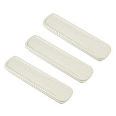 YoGoMoJi 便攜式靜音餐具盒 24cm, 米色, 3個