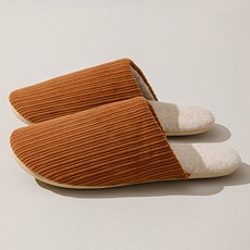 알럽홈 포커스 미끄럼방지 홈 슬리퍼, 브라운, 1개