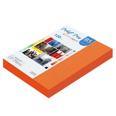 paperculture PrintPro 彩色影印紙 120g No 28 皇家橙 220張, B5, 1個