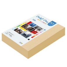 paperculture Print Pro 彩色影印紙 120g No 03 米色 320張, 1個, A5
