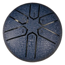 Topia 简约6音迷你钢舌鼓 深蓝色, 單一商品, 1個
