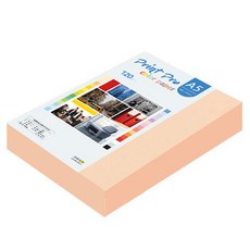 paperculture Print Pro 彩色影印紙 120g No 26 桃色 320張, 1個, A5