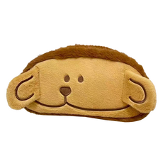 特別的商店 可愛動物毛絨大容量鉛筆盒/化妝包, 1個, 小狗