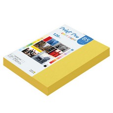 paperculture Print Pro 彩色影印紙 120g No 06 深黃色 220張, B5, 1個