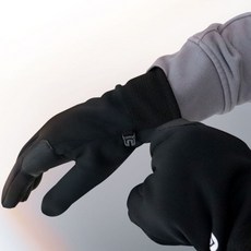 LIFE LANCE 戶外防寒羊毛內襯手套, 黑色