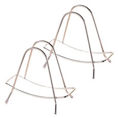 立式乾燥整理砧板架, 銀色, 2個