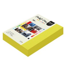 종이문화 프린트프로 칼라복사지 No 08 브라이트옐로우, A5, 500개