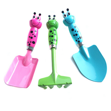 B2WIN 漂亮移植鏟 圓頭 + 方頭 + 耙子 套組, 1套