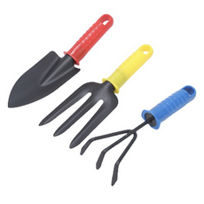 B2win園藝用簡約幼苗鏟 彩色把手 3件組, 1組