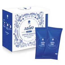 Saleo 烘衣機專用乾衣紙 衣物柔軟精 花麝香 正裝, 40入, 1個