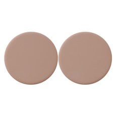 실리콘 머그컵 받침, 브라운, 2개