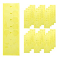 LaMon 透明睫毛膠貼片托盤 美妝工具 5 x 5 cm 16p, 25個, 單一顏色