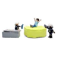 Playmobil 摩比人 氣墊與消防員公仔套組 71465, 1套