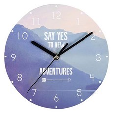 그래다다 유럽 스타일 감성 인테리어 무소음 벽시계, Type 2