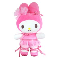 三麗鷗 芭蕾舞伶 絨毛娃娃 美樂蒂, 30cm, 1個, 混合色