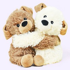 MY LITTLE TIGER Warmies 擁抱呵護安撫玩偶, 1個, 雙胞胎小狗