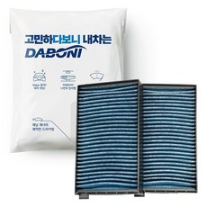 DABONI 藍色活性碳 The New Grand Starex 2018年 空調濾網, 1個, 167號