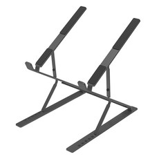 SOYMIX 雙角度15段可折疊便攜式筆電支架 SOME3XD, 深灰色, 1個