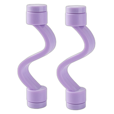 洗衣機烘衣機門防關夾, 紫色, 2個