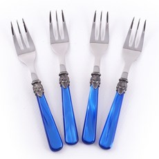 EME 拿破崙茶叉, 4個, 茶叉, 藍色