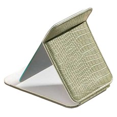 리비뉴 각도조절 휴대용 탁상거울 L, 올리브