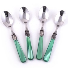EME 나폴레옹 티스푼, 그린, 4개